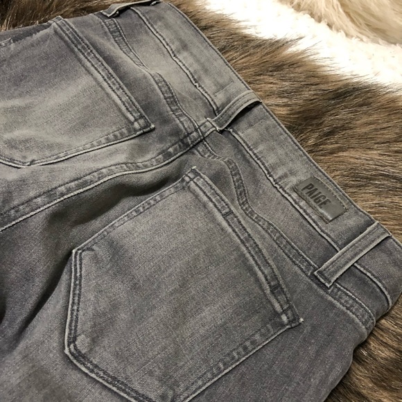 Grey Paige Denim Jeans - Picture 4 of 5